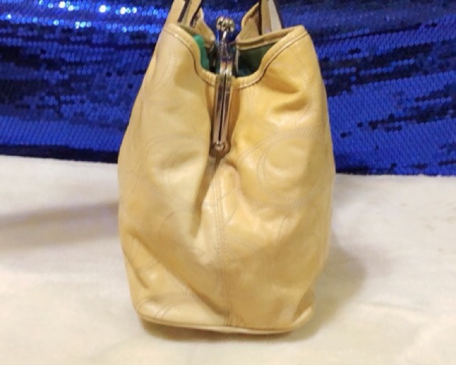 coach-signature-patent-leather-carryall-shoulder-handbag-แท้