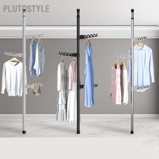 Plutostyle ไม้แขวนเสื้อ แบบยืดไสลด์ได้ กันลื่น เรียบง่าย สําหรับห้องนอน ห้องนั่งเล่น