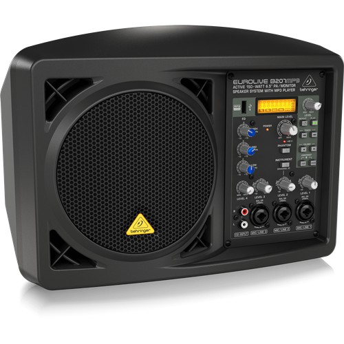 behringer-b207mp3-ตู้ลำโพงเคลื่อนที่-6-5-นิ้ว-มีแอมป์ในตัว-พร้อมมิกซ์-3-ช่อง-และ-mp3