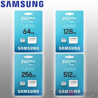 ภาพขนาดย่อของสินค้าSamsung EVO Plus U1 Micro SD Card ความจุ 32GB 64GB 128GB 256GB เมมโมรี่การ์ด ประกัน 10 ปี