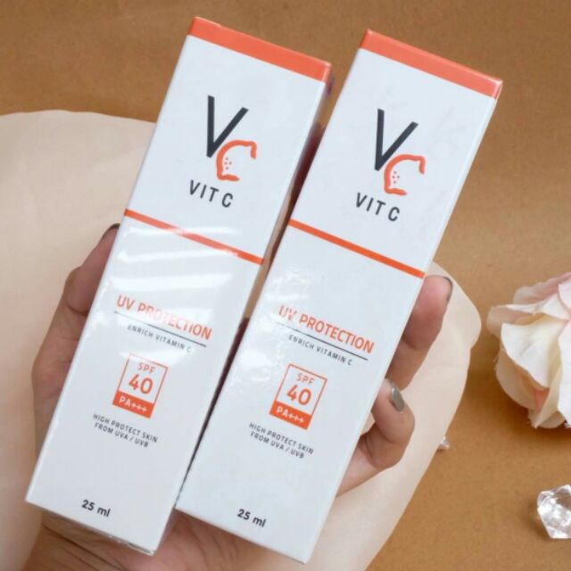 เจลครีมกันแดดด้วยสารกันแดด-vc-uv-protection-25-ml