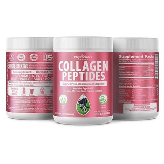 ✅New ✨Pre Order✨ Physicians Choice, Collagen Peptides, Unflavored, 0.54 lbs (246 g)🇺🇸