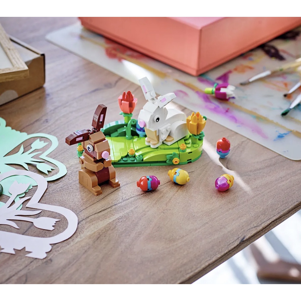 Lego 40523 40575 40587 Easter Rabbits Display Year of the Rabbit Easter ...