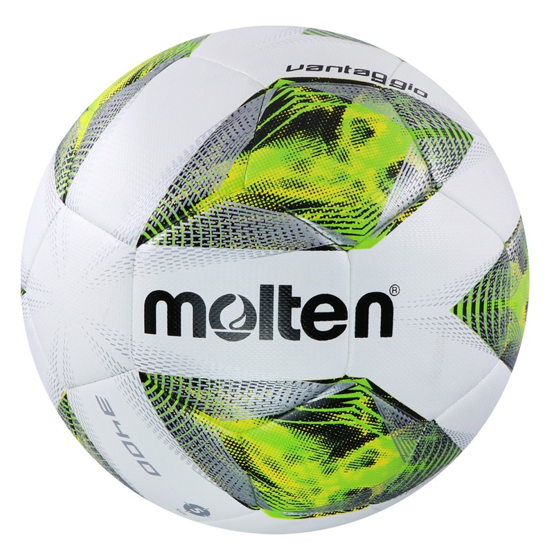 ภาพหน้าปกสินค้าMOLTEN ฟุตบอลหนังเย็บ Football Hybrid PU pk F5A3400-G (960) (แถมฟรี ตาข่ายใส่ลูกฟุตบอล +เข็มสูบลม+สูบมือ) จากร้าน sportlandwear บน Shopee
