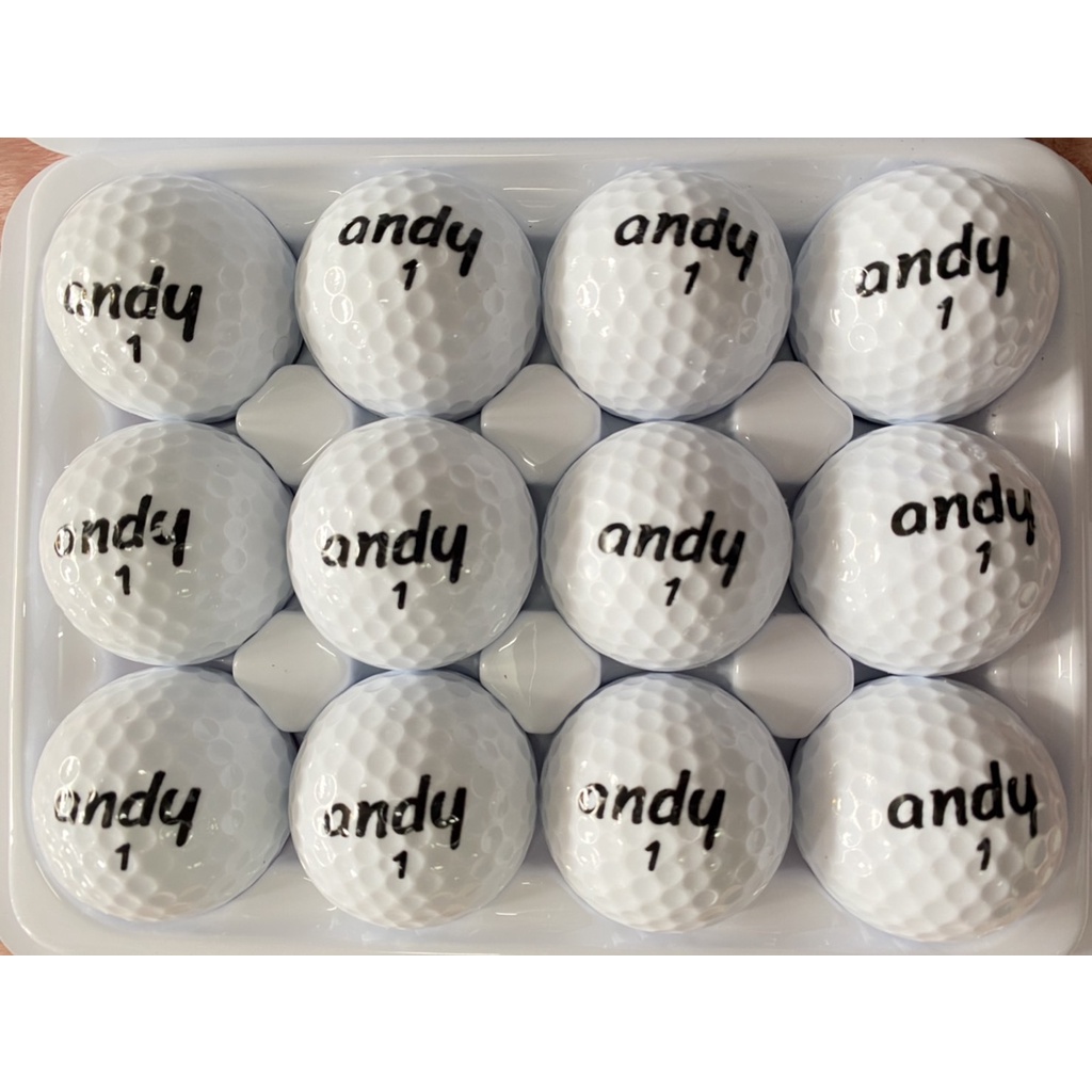 ภาพสินค้าลูกกอล์ฟ ใหม่ มี 2 ยี่ห้อ 1.New Andy ลูกหนัก สปีดต้องดี ตกอยู่ 2. INESIS เทคโนโลยี่ใหมแพ็คละ 12 ลูก New Golf Ball 12ball จากร้าน i..77 บน Shopee ภาพที่ 6
