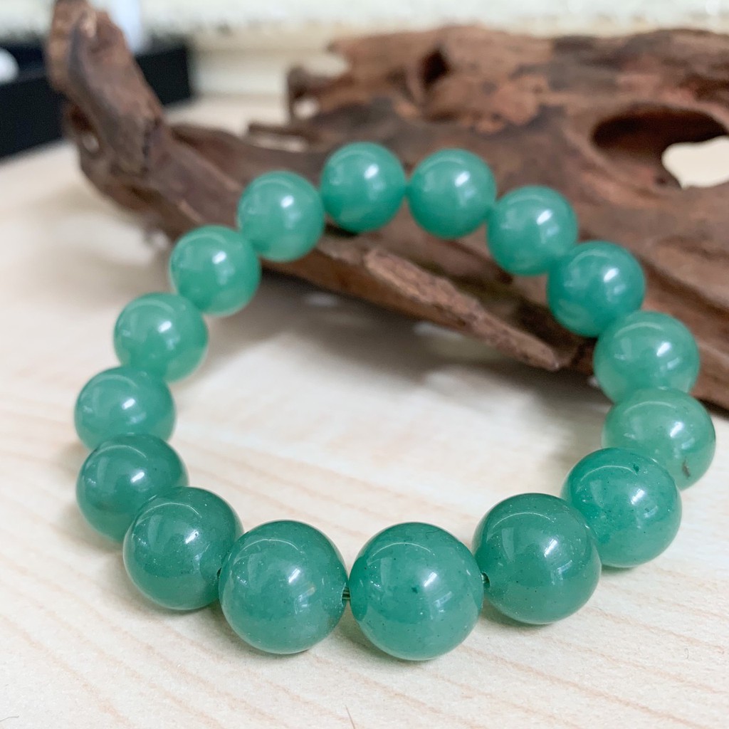 กำไลข้อมือหินนำโชค-หยกเขียวอเวจรีน-aventurine-หินธรรมชาติ-100