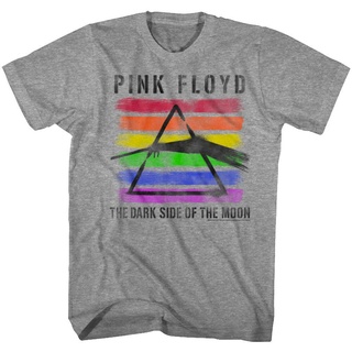 เสื้อยืดพิมพ์ลายแฟชั่น เสื้อยืดผ้าฝ้าย ลายฉลุ Pink Floyd Prism สําหรับผู้ชาย IAlbnk48ONbigb78