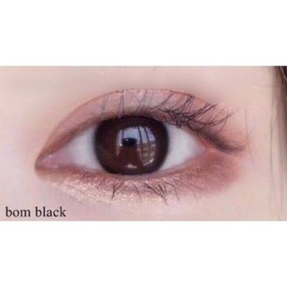 mini Bom Black (2) มินิ สีดำ Kitty Kawaii เลนส์พรีเมี่ยม ค่าอมน้ำสูง Contact Lens คอนแทคเลนส์ สายตาสั้น ค่าสายตา แฟชั่น