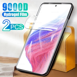 2PCS For Samsung Galaxy A03s A13 A23 A33 A53 A73 Full Cover Screen Hydrogel Protective Film Sansung A 03 23 33 53 73 A Not Glass