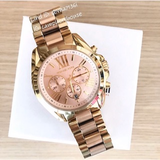 🌟พร้อมส่ง🌟 Michael Kors Bradshaw Two-Tone Chronograph Watch