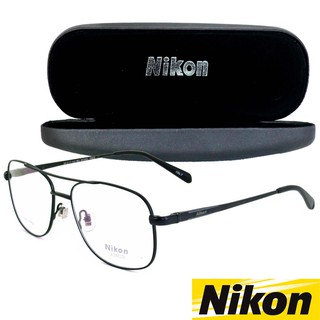 Nikon แว่นตา รุ่น 1397 C-7 สีดำ ทรงสปอร์ต วัสดุ สเตนเลสสตีล (เหล็กกล้าไร้สนิม) ขาสปริง