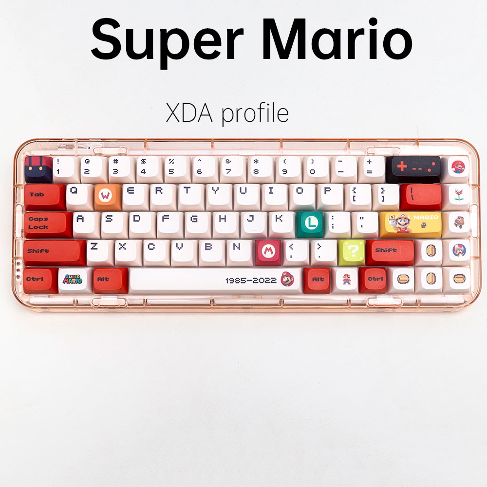 [144keys] 2024 Super Mario Keycaps XDA profile PBT material Dye