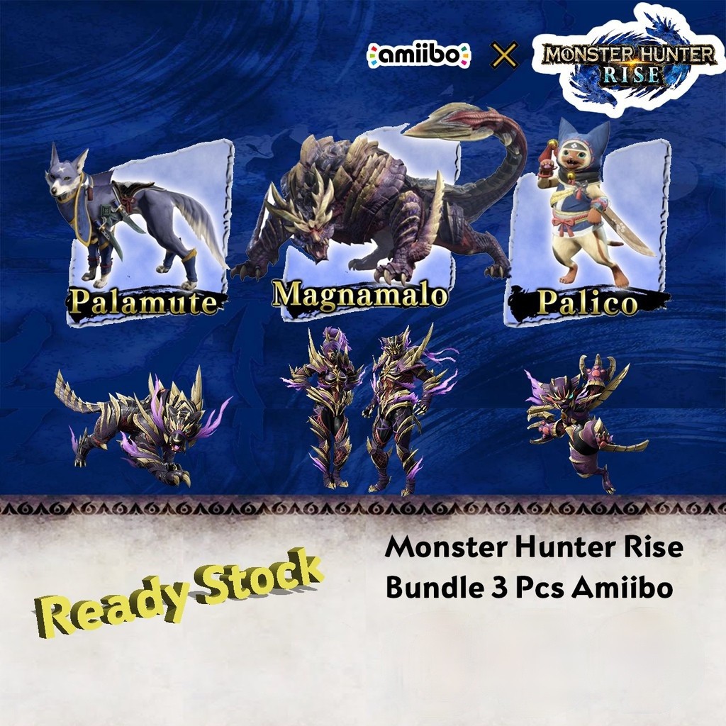 ภาพสินค้าพร้อมส่ง Monster Hunter RISE 3 ใบ ราคารวมกัน 69 บาท จากร้าน tanickovic บน Shopee ภาพที่ 8