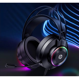 ชุดหูฟัง HP GH10ชุดหูฟังคอมพิวเตอร์แบบมีสายเกมพร้อมไมโครโฟนคอมพิวเตอร์เดสก์ท็อปโน๊ตบุ๊ค LEDชุดหูฟังสำหรับเล่นเกมแบบมีสา | Shopee Thailand