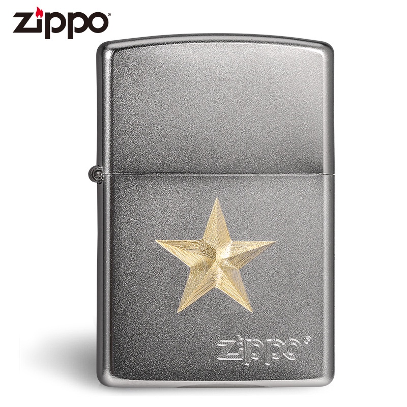 zippo-zippo-ของแท้-zippo-zippo-ไฟแช็กของแท้จากอเมริกา-frosted-205-series-ไฟแช็กน้ำมันก๊าดกันลม