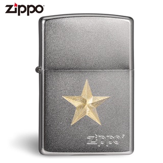 Zippo Zippo ของแท้☞∏Zippo Zippo ไฟแช็กของแท้จากอเมริกา Frosted 205 series ไฟแช็กน้ำมันก๊าดกันลม