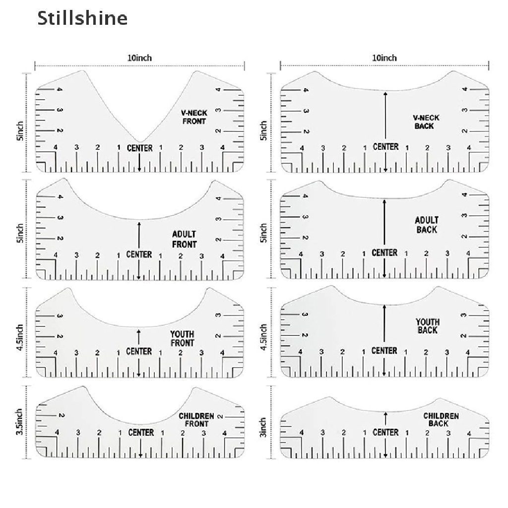 still-shine-เสื้อยืดคอวี-8-ชิ้น