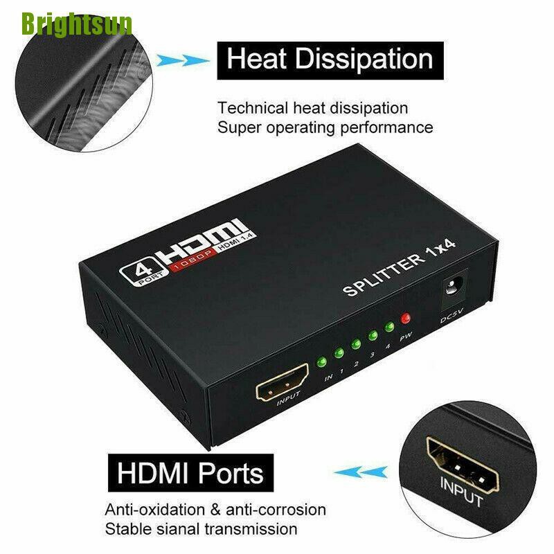 brightsun-1x4-full-hd-hdmi-splitter-4-hub-v-1-4-3-d-1080-p-1-in-4-out