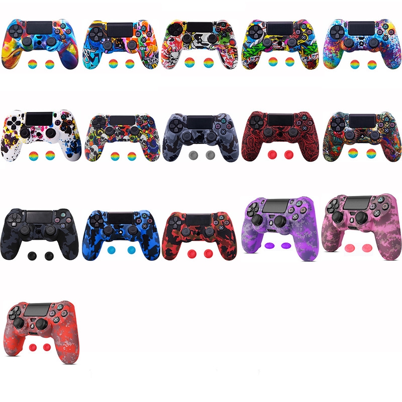 ภาพหน้าปกสินค้าเคสซิลิโคน มี 44 สี สำหรับจอยเกม sony dualshock 4 ps4 ds4 จากร้าน home1029.th บน Shopee