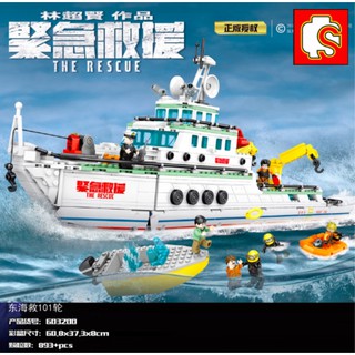 firstbuy_ตัวต่อเลโก้จีน Sembo 603200 ชุด เรือกู้ภัย  The Rescue จำนวน 893 ชิ้น มาใหม่คะ ชุดใหญ่