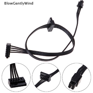 Blowgentlywind สายเคเบิลพาวเวอร์ซัพพลาย 45 ซม. mini 4 Pin to 2 Sata SSD สําหรับ lenovo M410 M610 M415 1 ชิ้น