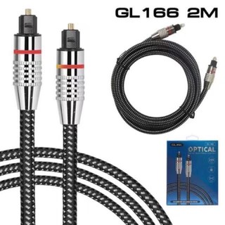 GLINK สาย Optical Audio - Digital Optical Fiber Audio Cable ความยาว 2/3เมตร GL-166