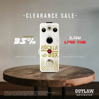 [ลด 35%] Outlaw Effects - Rocker Box "Tremolo" เทรโมโล่เอฟเฟ็คสำหรับกีตาร์