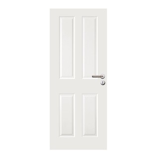 ประตูบานเปิด ประตู HDF METRO COMO 401 4 ฟัก 80x200 ซม. ประตูและวงกบ ประตูและหน้าต่าง HDF 80x200cm. METRO COMO 401 DOOR