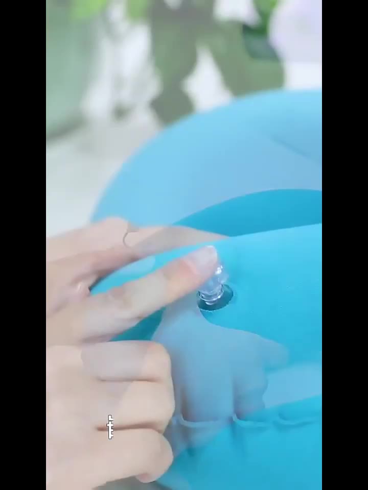 eos-หมอนรองคอตัวยู-u-หมอนรองคอปั๊มลมในตัว-หมอนเป่าลมรองคอ-ในรถ-pillow