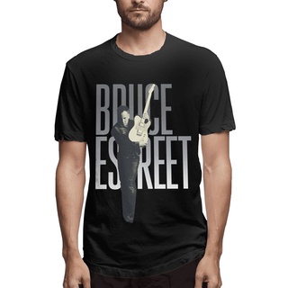 เสื้อยืดวงดนตรีเสื้อยืด พิมพ์ลาย Bruce Springsteen E Street American Rock The Boss สวมใส่สบาย สําหรับผู้ชายall size