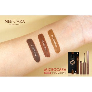 Nee Cara Microcara Brow Mascara  นีคาร่า มาสคาร่าคิ้ว N608