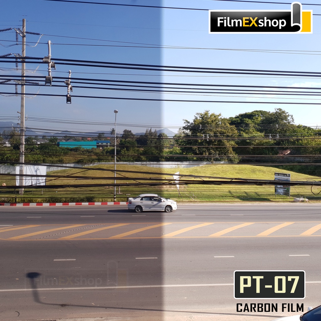 ภาพหน้าปกสินค้าPT-07 VLT 30% ฟิล์มคาร์บอน Carbon Window Film ฟิล์มกรองแสง ฟิล์มติดกระจก ฟิล์มกรองแสงรถยนต์ (ราคาต่อเมตร) จากร้าน filmexshop บน Shopee