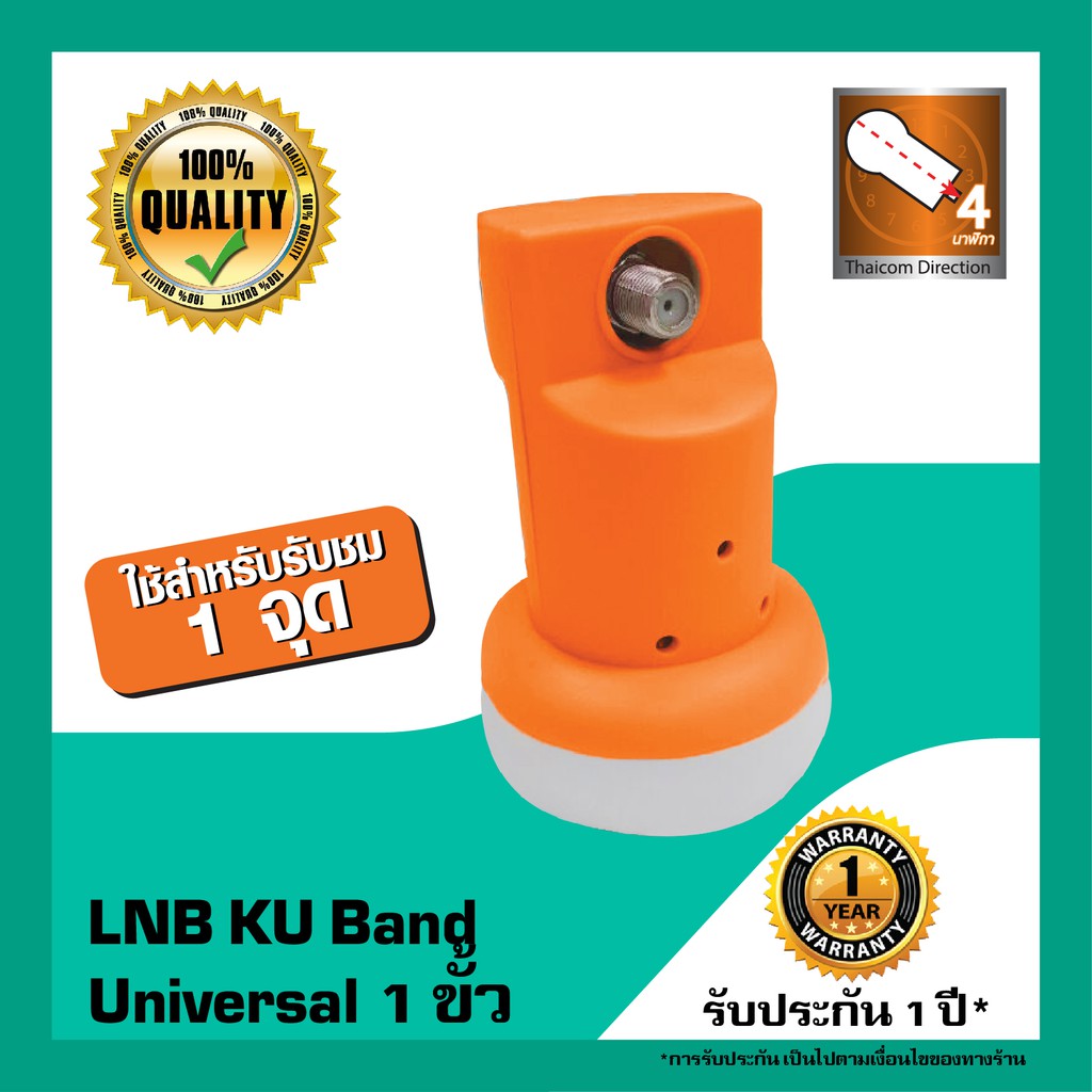 ภาพหน้าปกสินค้าหัวรับสัญญาณดาวเทียม IPM LNB Universal 1 ขั้วอิสระ LNB KU Band สำหรับจานทึบ จากร้าน t.tech_shop บน Shopee