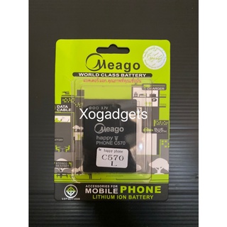 ภาพขนาดย่อของภาพหน้าปกสินค้าMeago แบตเตอร์รี่ DTAC happy PHONE 3G 2.8 (C570) C570 แบต DTAC happy PHONE 3G 2.8 (C570) มี มอก. (รับประกัน 1 ปี ) จากร้าน xogadgets บน Shopee