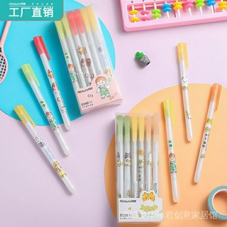 พร้อมส่ง! ปากาเจลสีกำ ขนาด0.5มม ลายดอกไม้การ์ตูนน่ารัก เครื่องเขียน