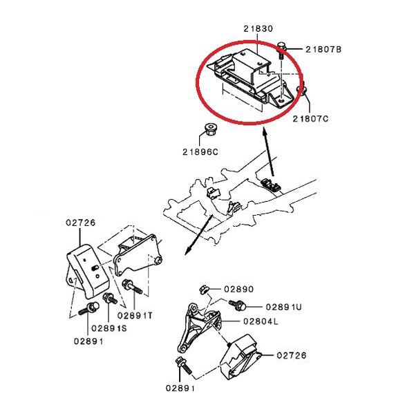 doctor-car-ยางแท่นเกียร์-มิตซูบิชิ-ไทรทัน-mitsubishi-triton-2005-2014-4wd-เกียร์ออโต้