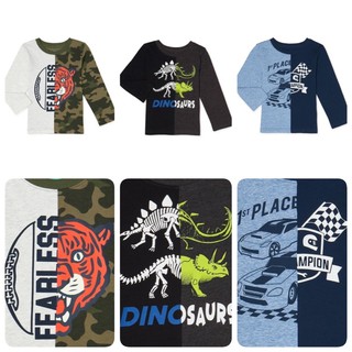 Garanimals เสื้อแขนยาวเด็ก เสื้อยืดเด็ก ผ้าดี ลายสวย