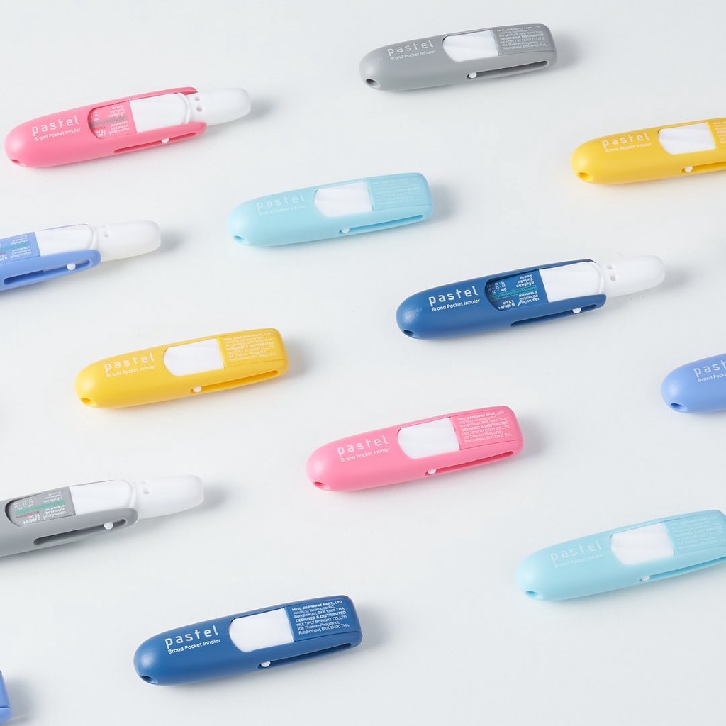 ยาดม-pastel-pocket-inhaler-คละสี-หอม-สดชื่น-ฝาไม่หายอีกต่อไป