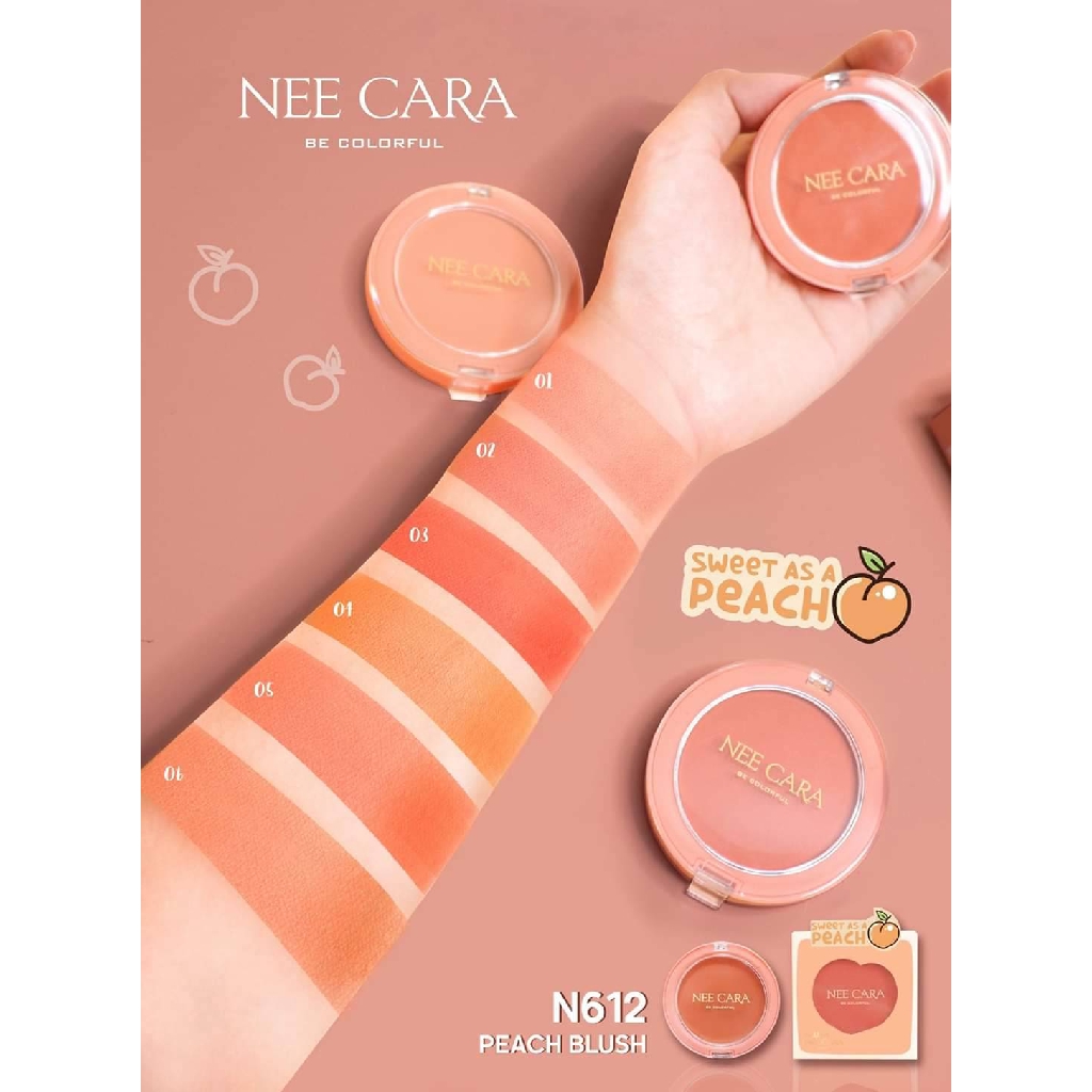 ภาพสินค้า️Nee Cara Peach Blush N612 : neecara นีคาร่า พีช บลัช x 1 ขิ้น            dayse จากร้าน dayse บน Shopee ภาพที่ 3