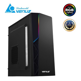 ภาพหน้าปกสินค้าCASEVENUZ ATX Computer Case VC1915 /ไฟ RGBมีประกัน 1ปี XI ที่เกี่ยวข้อง