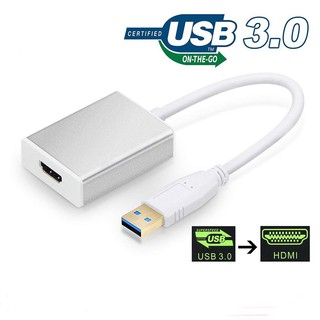 HDMI USB 3.0 HDMI Display Adapter Cards ( white)