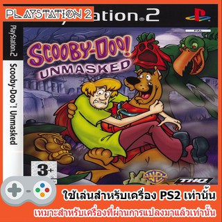 แผ่นเกมส์ PS2 - Scooby Doo Unmasked