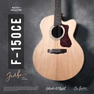 Guild F-150CE กีตาร์โปร่งไฟฟ้าทรง Jumbo สเปค All Solid (Sitka Spruce / Rosewood)