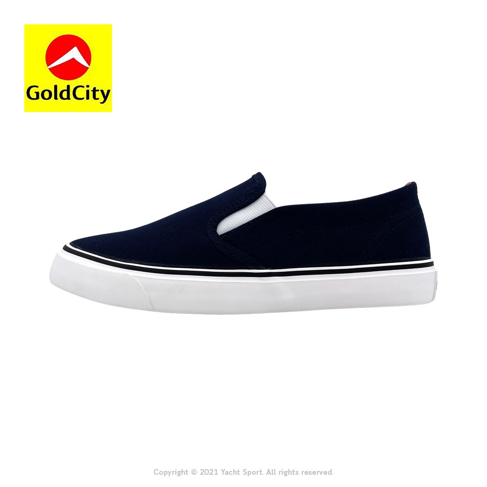 ภาพหน้าปกสินค้ารองเท้าสลิปออน Gold City รหัส NS011 สีกรมท่า จากร้าน ysport.co บน Shopee