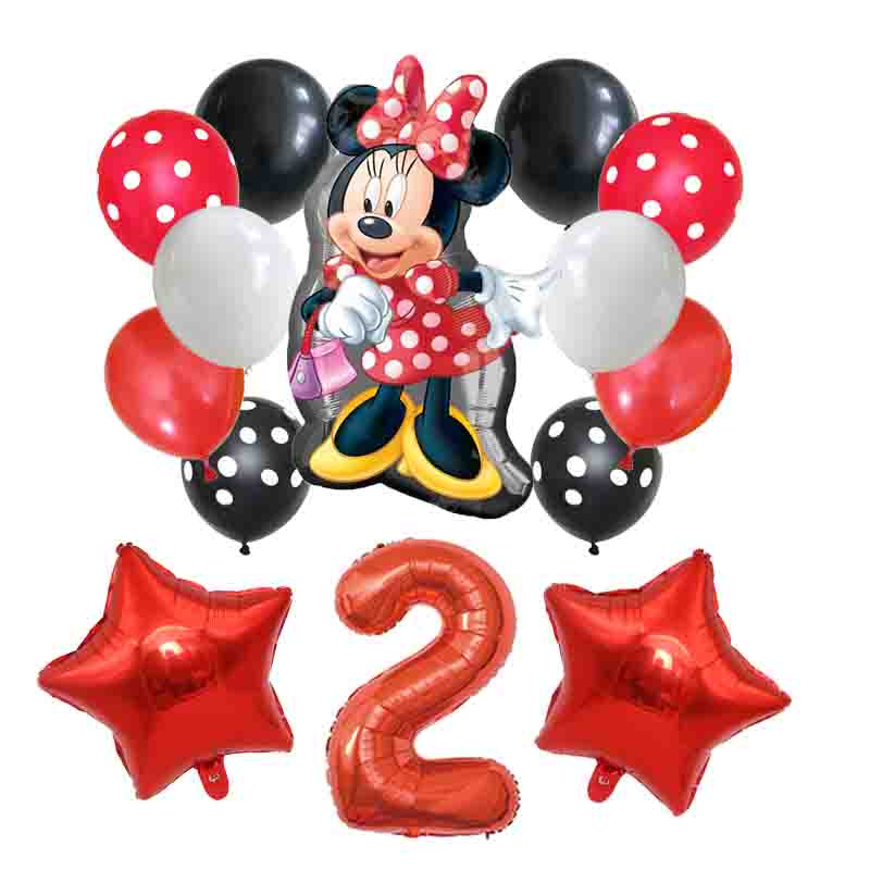 mikcey-minnie-mouse-ลูกโป่ง-ลายมิกกี้-มินนี่เมาส์-32-นิ้ว-สําหรับตกแต่งปาร์ตี้วันเกิดเด็ก-14-ชิ้น