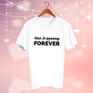 เสื้อยืดสีขาว สั่งทำ เสื้อดารา Fanmade เสื้อแฟนเมด เสื้อแฟนคลับ เสื้อยืด สินค้าดาราเกาหลี CBC26 Han Ji Pyeong forever
