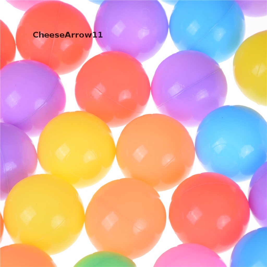 cheesearrow-ลูกบอลพลาสติก-แบบนิ่ม-สีสันสดใส-ของเล่นสระว่ายน้ํา-สําหรับเด็ก-จํานวน-10-ชิ้น