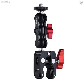 ☄✲Andoer Multi-function Ball Head Clamp Ball Mount Clamp Arm Super Clamp with 1/4-20 Thread for GPS Phone LCD/DV Monitor