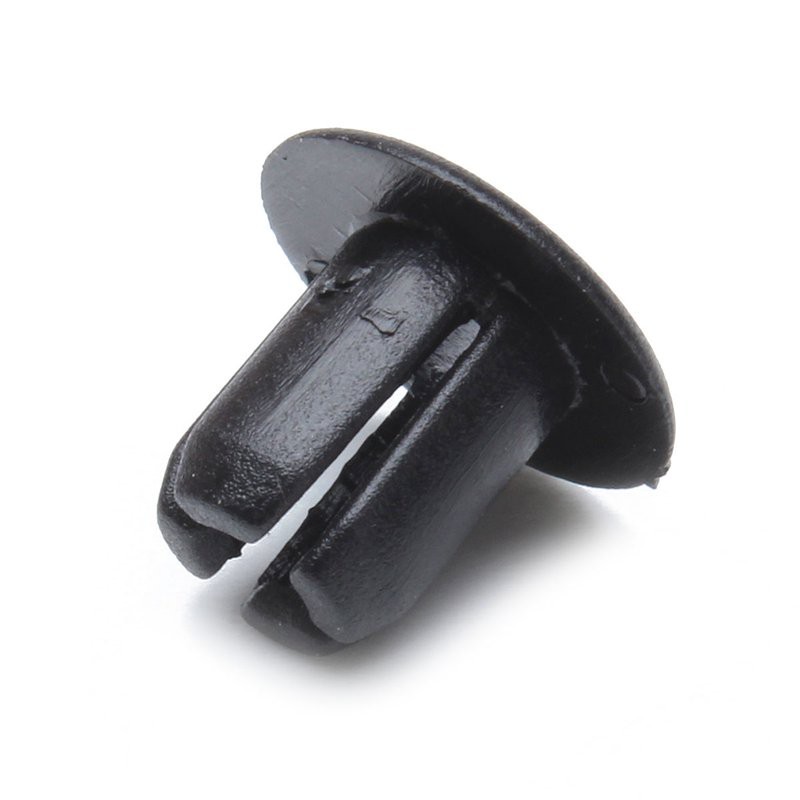 thumbnail image 2 of 50-Pack 6mm Plastic Motorcycle Rivets – Black Fairing Fasteners For Honda Yamaha 2 of 4