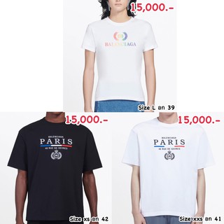 BALENCIAGA T-shirt ของแท้ 100% [ส่งฟรี]